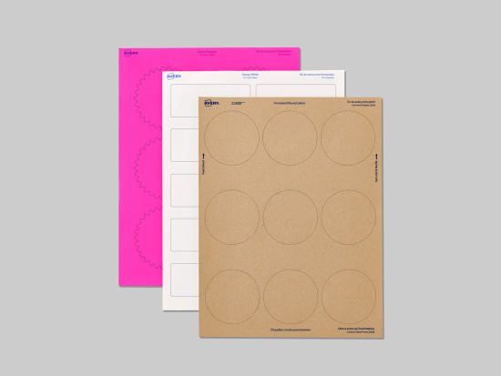 Blank Sheet Labels