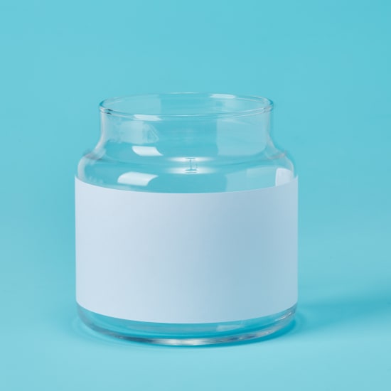 4oz 8oz Small Mini Clear Glass Premium Quality Apothecary Jars for