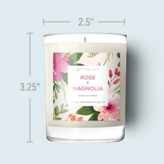 Blank Candle Container Label Sizes