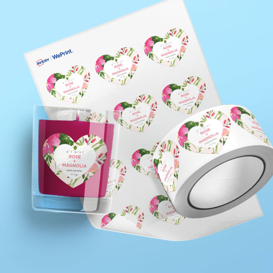 Heart Shape Stickers, Heart Stickers