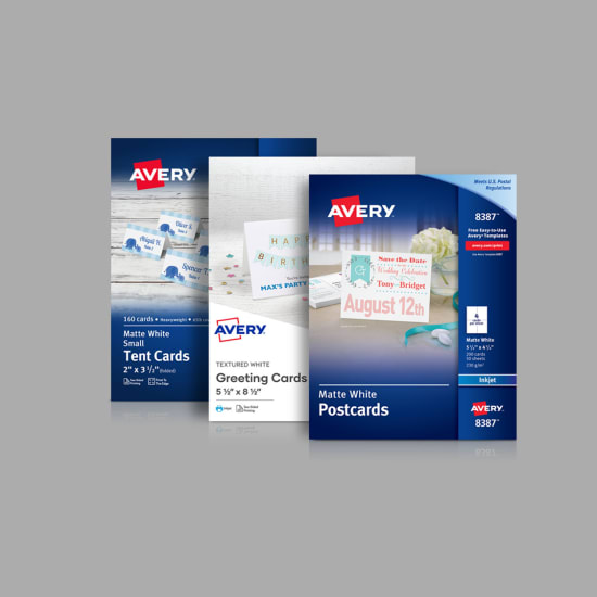 In-Store Printable Cards, Tags & Tickets