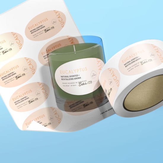 Custom Candle Labels  Candle Label Printing Online