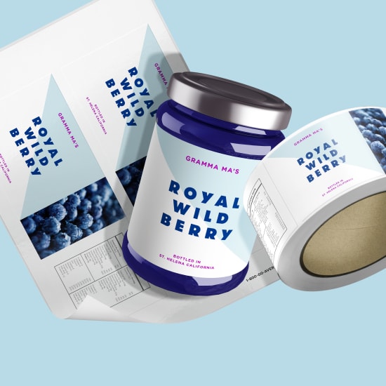 Custom Printed Jar Labels