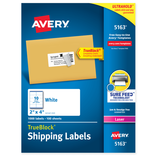 Package of TrueBlock Labels