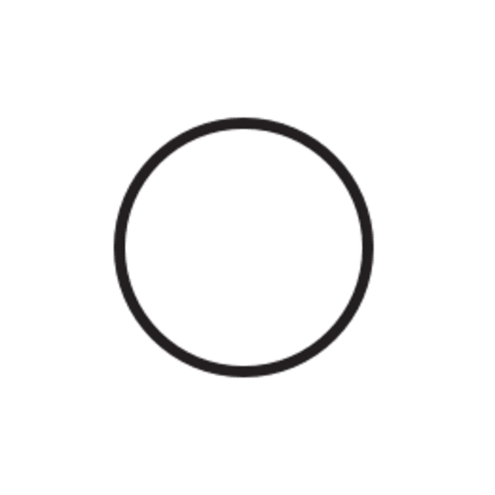 round-shaped label outline