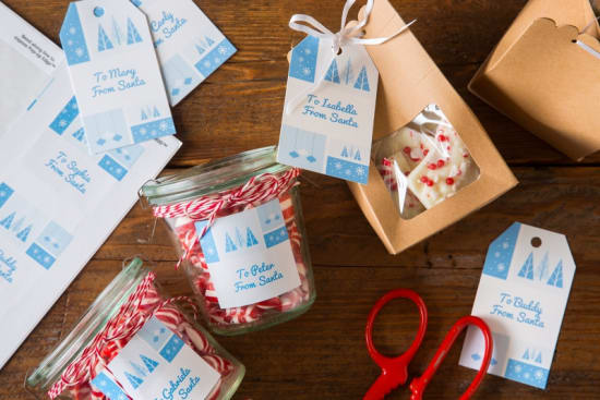 Making personalized gift tags and labels