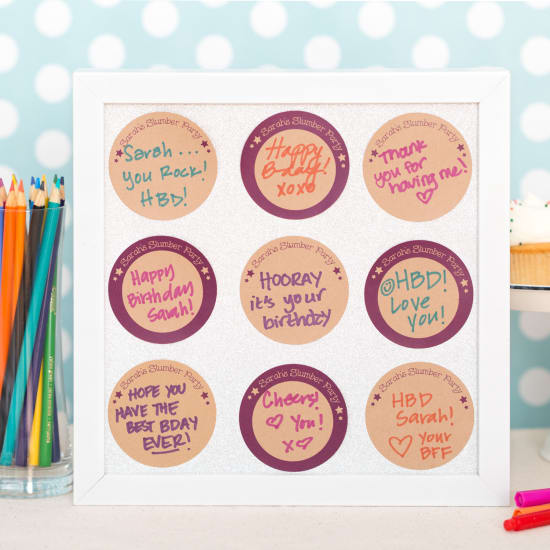 Create a Keepsake of Personal Messages