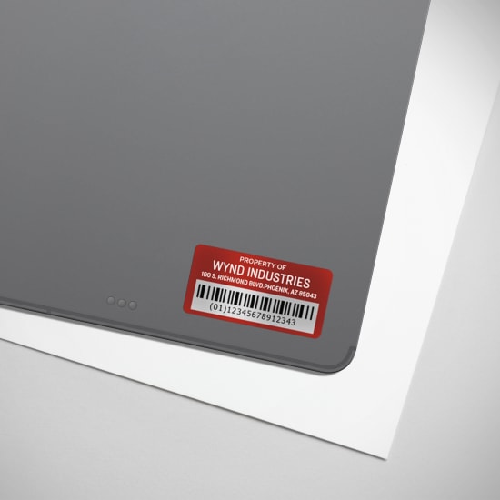 PermaTrack® Metallic Asset Tags