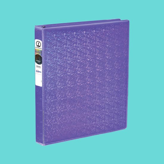 Avery Holographic Binder in Purple