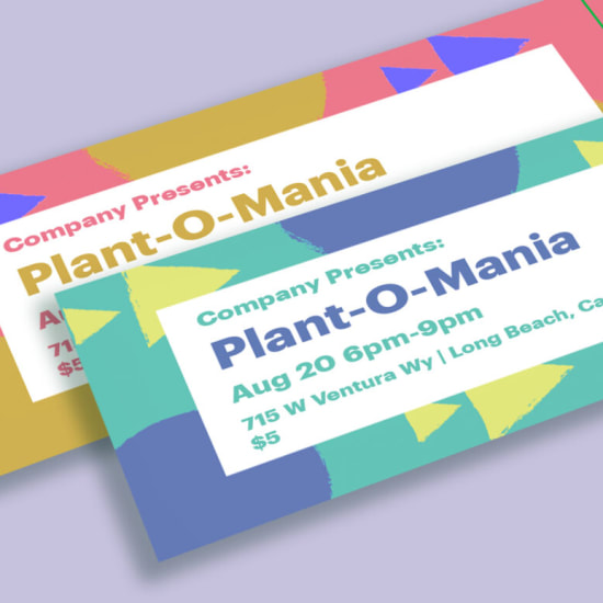 Ticket Ideas for Events, Fundraisers and Raffles