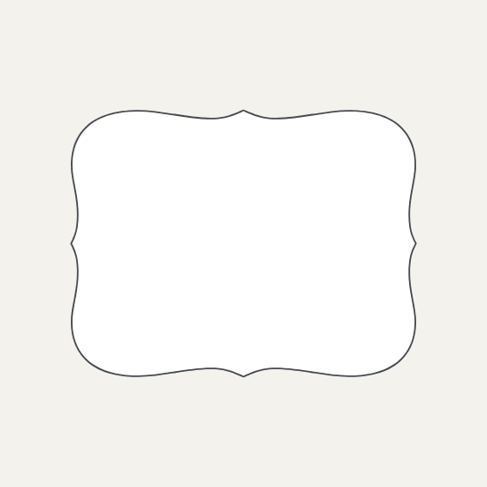 Flourish-Edge Custom Postcards