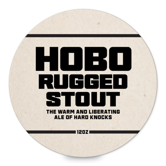 3-1/2" Round Label