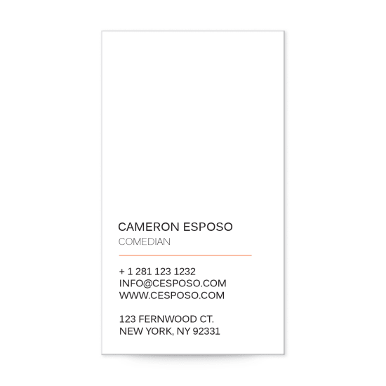 Minimalist Business Card Template - DIY Business Cards - Printable