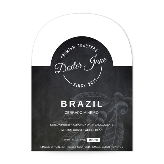 4-3/4" x 3-1/2" Arch Label