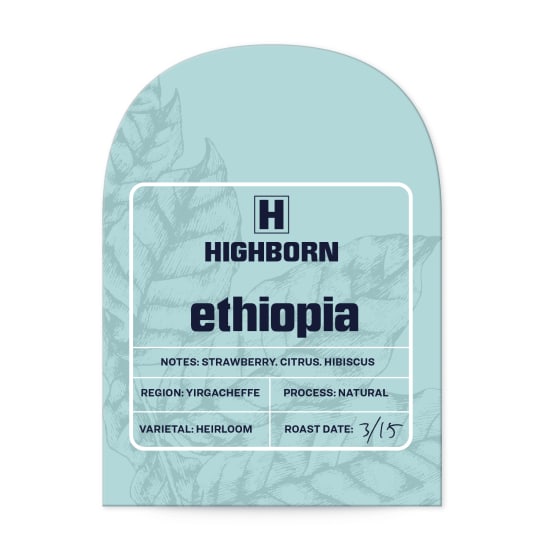 4-3/4" x 3-1/2" Arch Label