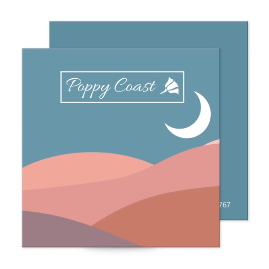 2-1/2" Square Business Card