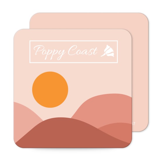 2-1/2" Square Business Card