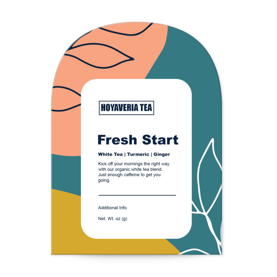 4-3/4" x 3-1/2" Arch Label