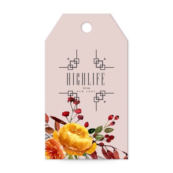 3-1/2" x 2" Banner Tag