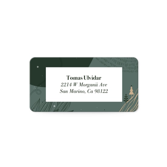 2" x 4" Rectangle Label
