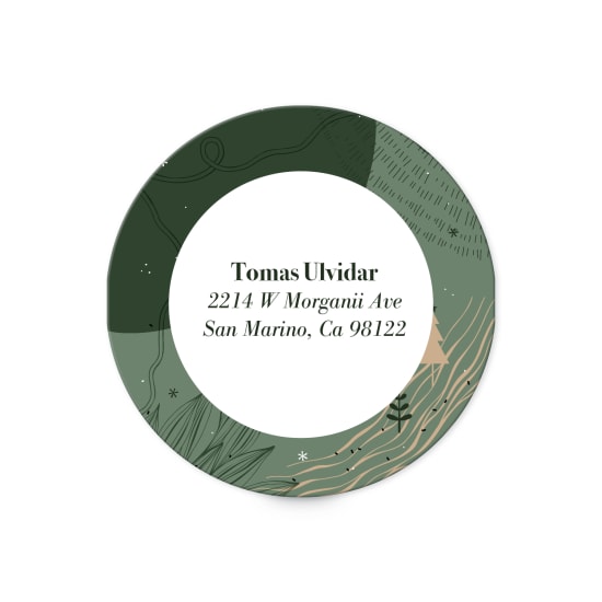 2" Round Label