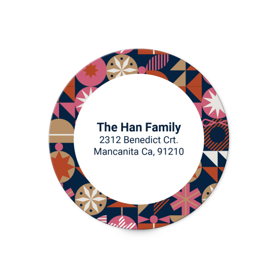 2" Round Label