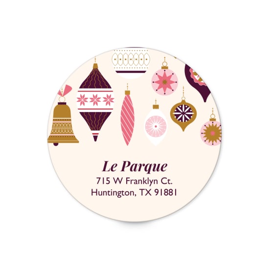 2" Round Label