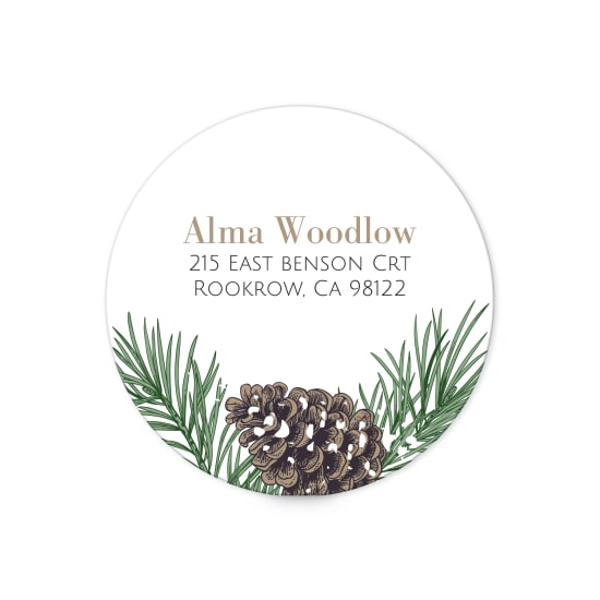 2" Round Label