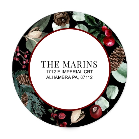2" Round Label