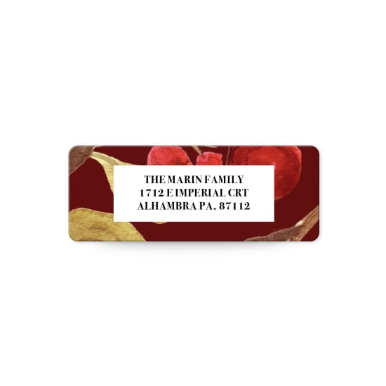 1" x 2-5/8" Address Label