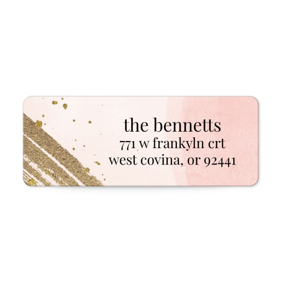 1" x 2-5/8" Address Label
