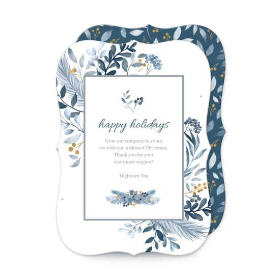 7" x 5" Flourish-Edge Invitation