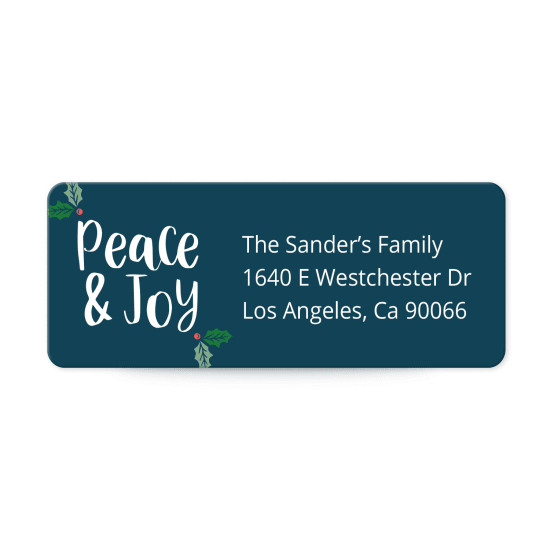 1" x 2-5/8" Address Label