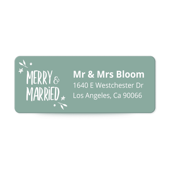 1" x 2-5/8" Address Label