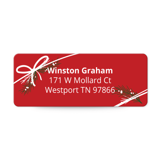 1" x 2-5/8" Address Label