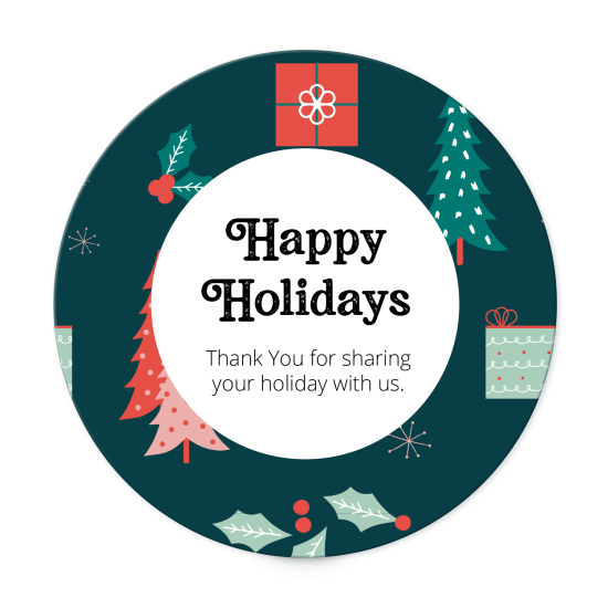 2" Round Label