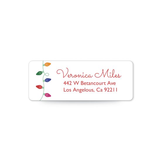 1" x 2-5/8" Address Label