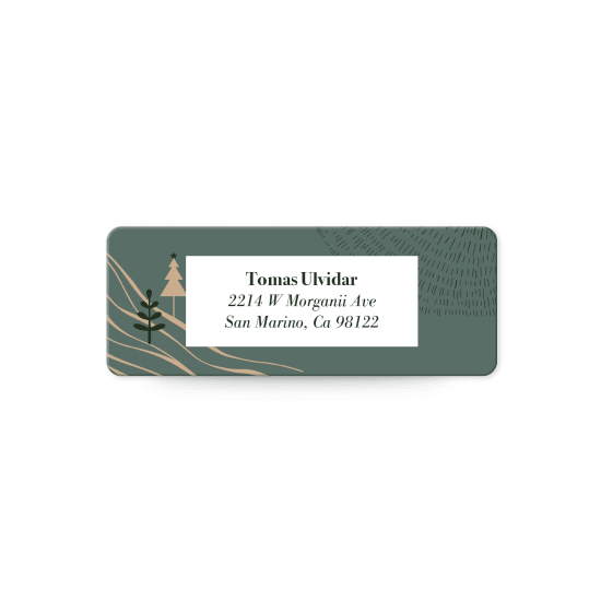 1" x 2-5/8" Rectangle Label