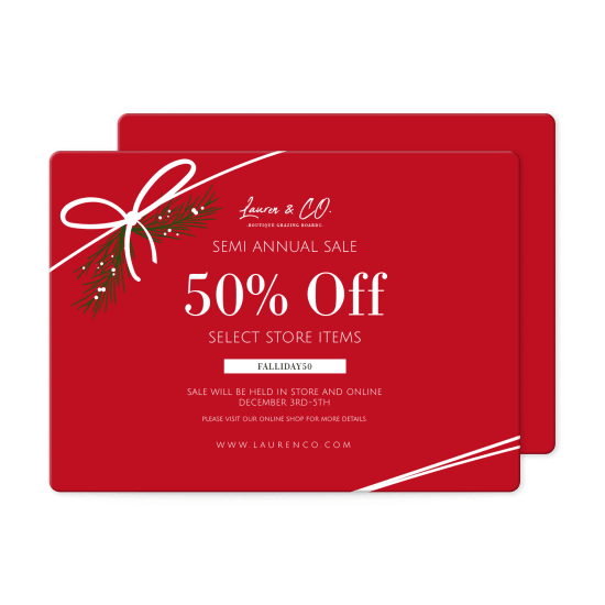 5" x 7" Rounded-Corner Invitation