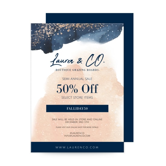 7" x 5" Rectangle Invitation