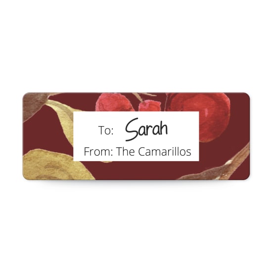 1" x 2-5/8" Rectangle Label