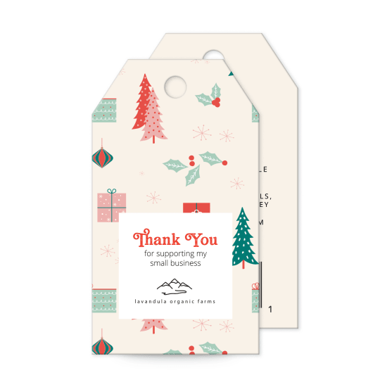 3-1/2" x 2" Banner Tag