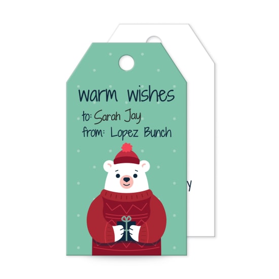Christmas Tag Template - Holiday Gift Tags | Avery.com
