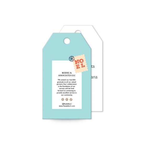 3-1/2" x 2" Banner Tag
