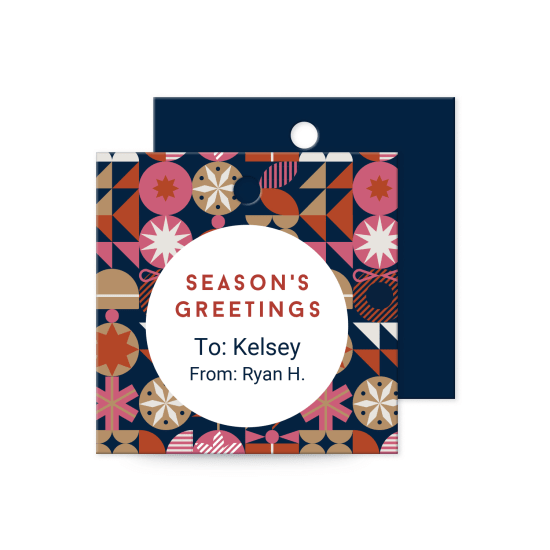 1-1/2" Square Tag