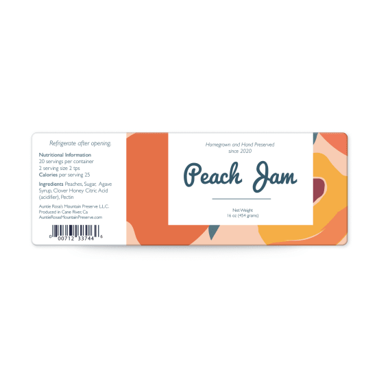 Jar Label Templates - Easy to Customize
