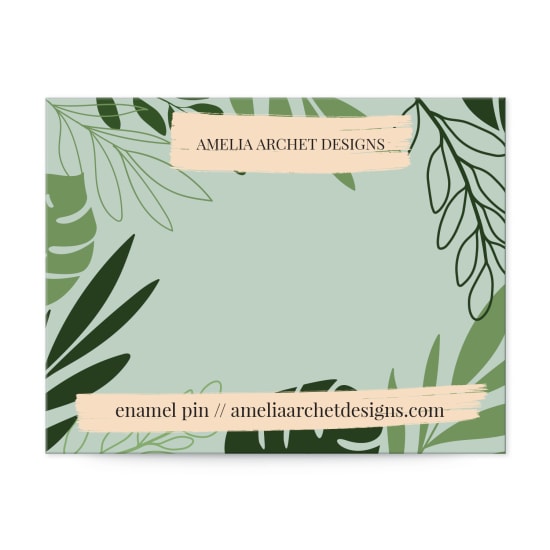 Personalized Earring Display Cards 100% Original