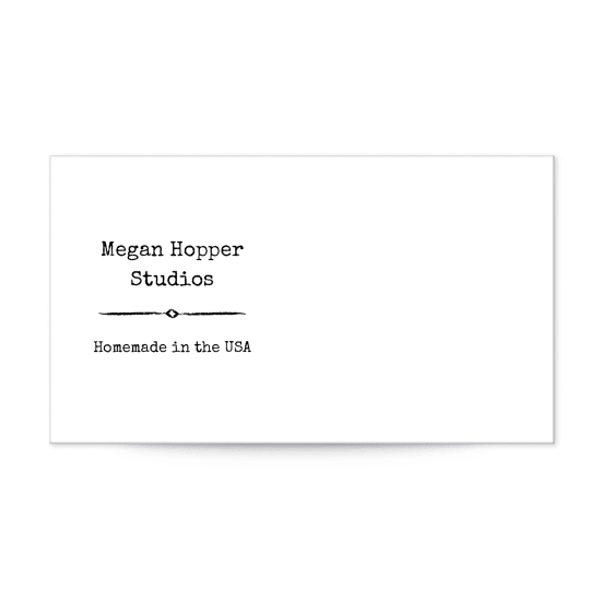 2" x 3-1/2" Business Card