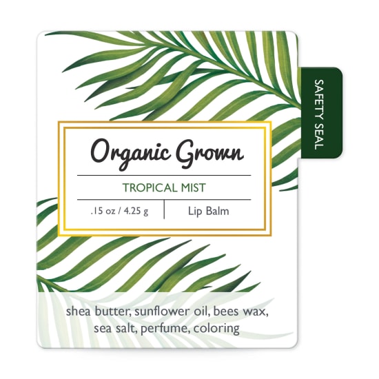 Lip Balm Labels, Custom Chapstick Labels, Lip Gloss Labels ...