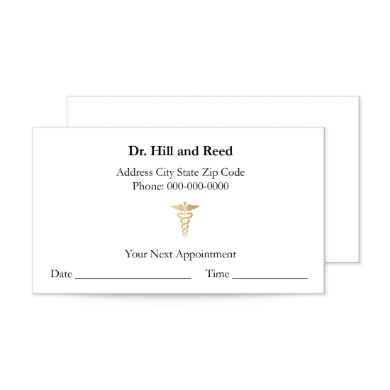 Dr. Office Appointment Card